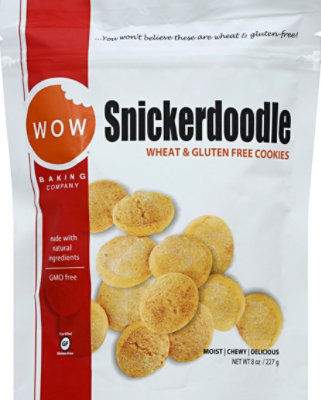 Wow Snickerdoodle Gluten Free Cookies - 8 Oz - Image 2