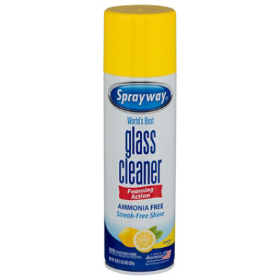Sprayway Lemon Scent Aerosol Glass Cleaner - 19 Oz - Image 2