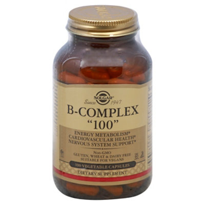 Solgar B Complex 100 100ct - 100 CT - Image 1