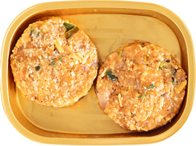 Readymeals Atlantic Salmon Burger Bayou Cajun 6oz - LB - Image 1