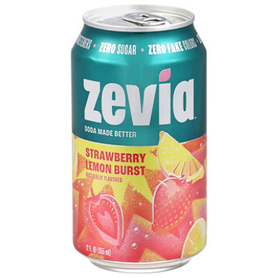Zevia Strawberry Lemon Burst 12fz - 12 FZ - Image 2