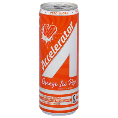 Accelerator Orange Ice Pop - 16 OZ - Image 1