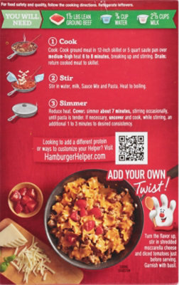 Hamburger Helper 4 Cheese Lasagna - 8.8 Oz - Image 6