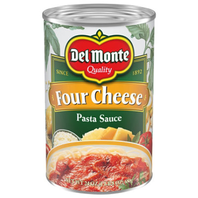 Del Monte Four Cheese Pasta Sauce Can - 24 Oz