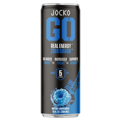 Jocko Fuel Go Blue Raspberry - 12 OZ - Image 1