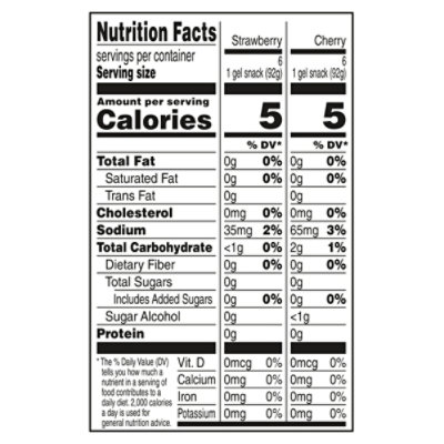 Snack Pack Suger Free Strawberry & Cherry 4-3.25 Oz - 12 CT - Image 3