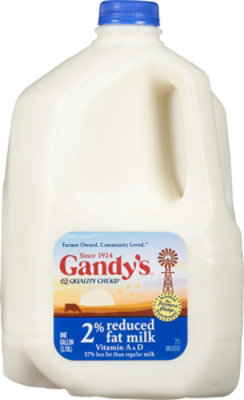 Gandy's 2% Reduced Fat Milk - 128 Oz - Image 2