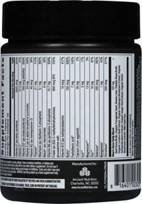Ancient Nutrition Multis Men Tcm 1day - 30 CT - Image 4