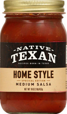 Native Texan Home Style Medium Salsa - 16 Oz - Image 2
