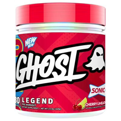 Ghost Legend Pre Wrkt Sonic Cherry Limeade - 23.3 OZ - Image 1