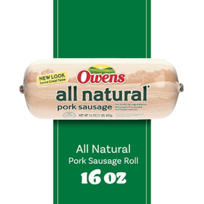 Owens All Natural Pork Sausage - 16 Oz - Image 2