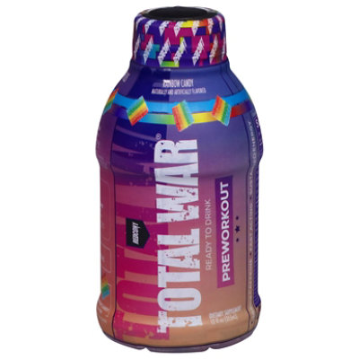 Total War Rainbow Candy Pre Workout RTD Dietary Supplement Drink - 12-12 Fl. Oz. - Image 2