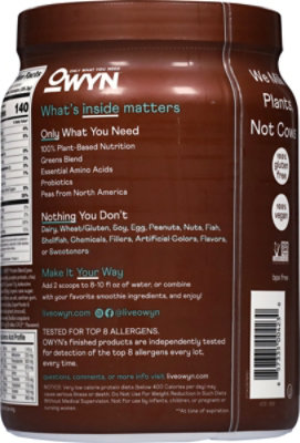 Owyn Plt Prtn Drk Choc - 19.2 OZ - Image 5