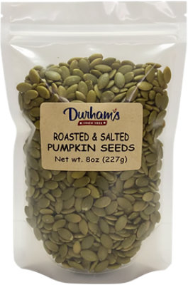 Durham Roasted/salted Pumpkin Seed - 8 OZ - Image 1