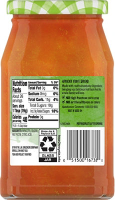 Smucker's  Natural Apricot Fruit Spread - 17.2 Oz - Image 5