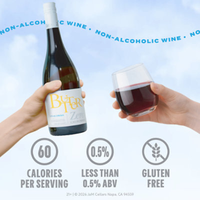 Butter Zero Non - Alcoholic Pinot Noir Wine - 750 ML - Image 3