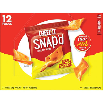 Cheez-It Double Cheese Cheese Cracker Chips - 12 Count - Image 6