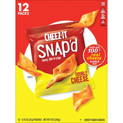 Cheez-It Double Cheese Cheese Cracker Chips - 12 Count - Image 7