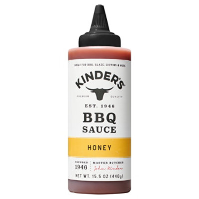 Kinder's Honey BBQ Sauce Squeeze Bottle - 15.5 Oz - Image 2