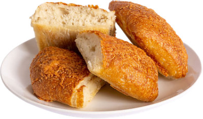 Crusted Parmesan Ciabatta Rolls 4 Count - EA - Image 1