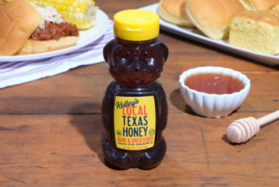Kelley's Raw & Unfiltered Local Texas Honey Bear - 12 Oz - Image 4