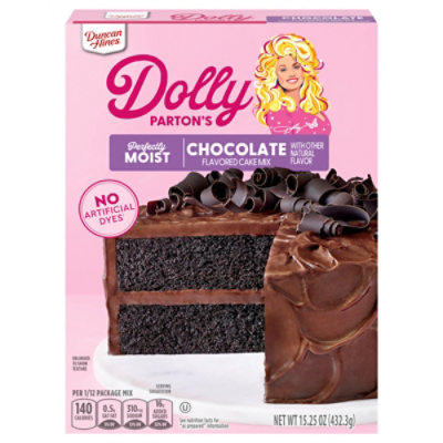 Duncan Hines Dolly Parton's Perfectly Moist Chocolate Flavored Cake Mix - 15.25 Oz - Image 1