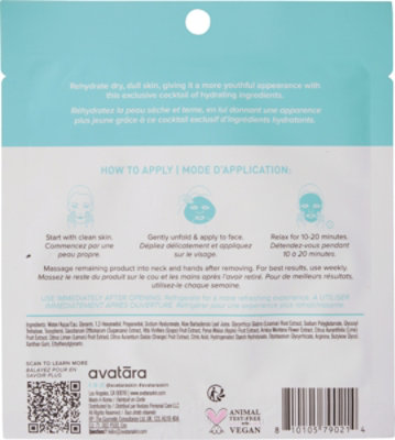 Avatara Skin Mask Face Drink Up - 0.71 OZ - Image 4