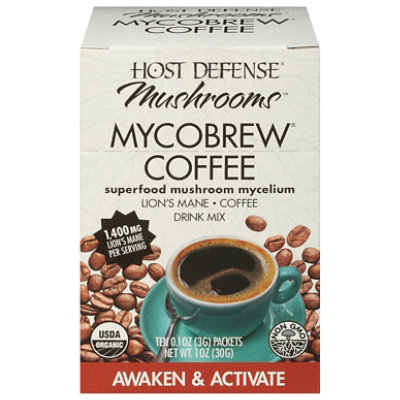 Host Defense Mycobrew Coffee 10pk - 1 OZ - Image 2