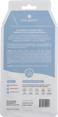 Esw Beauty Mask Facial Blueberry Coconut Milk - 0.91 OZ - Image 5