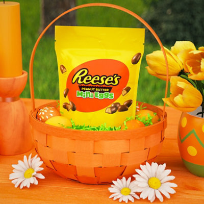 Reese's Unwrapped Chocolate Peanut Butter Creme Mini Eggs Easter Candy Resealable - 7.6 Oz - Image 4
