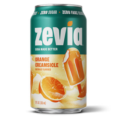 Zevia Orange Creamsicle 6-12fz - 6-12 FZ - Image 2