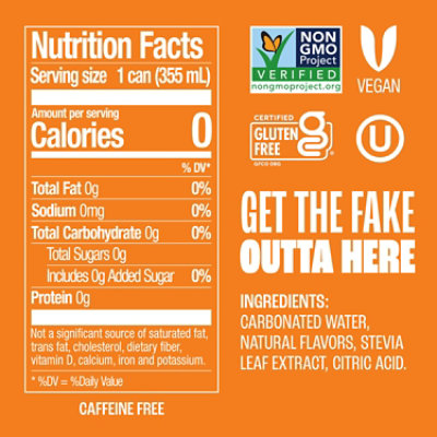 Zevia Orange Creamsicle 6-12fz - 6-12 FZ - Image 3