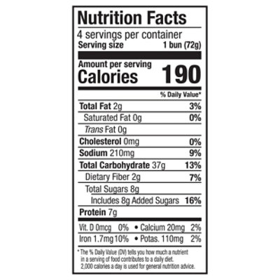 The Cheesecake Factory Sweet Wheat Hamburger Buns - 10.1 OZ - Image 3