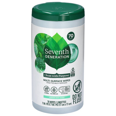 Seventh Generation Mint Multi-Surface Wipes - 70 Count - Image 1