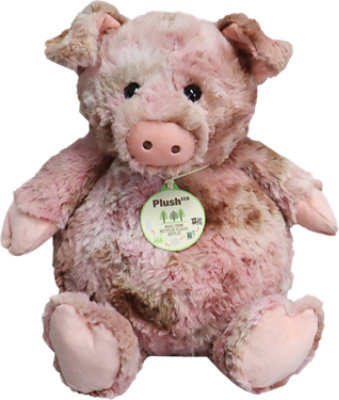Signature Select 17 Inch Eco Chubby Pig Plush - Each - Image 1