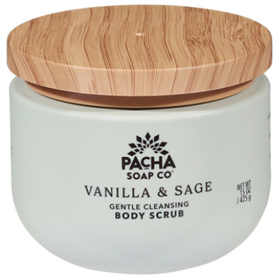 Pacha Soap Co Scrub Body Vanilla Sage - 15 OZ - Image 2