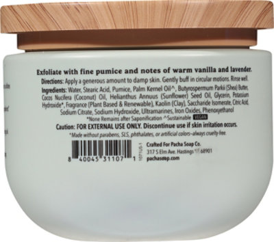 Pacha Soap Co Scrub Body Vanilla Sage - 15 OZ - Image 4