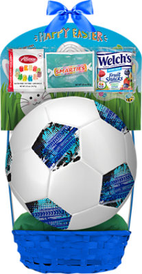 Megatoys Blue Soccer Ball Filled Basket - Each - Image 1