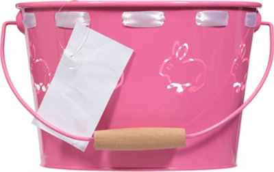 Ssel Metal Easter Basket Pink - EA - Image 3