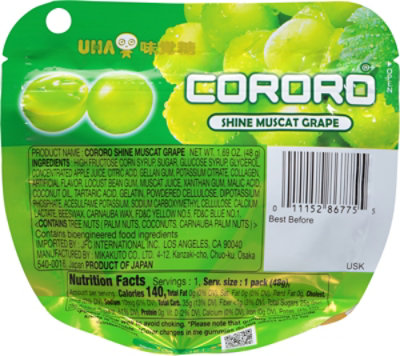 Uha Gummy Cororo White Grape - 1.69 OZ - Image 5