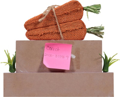 Ssel 8in Wood Table Top Carrot - EA - Image 3