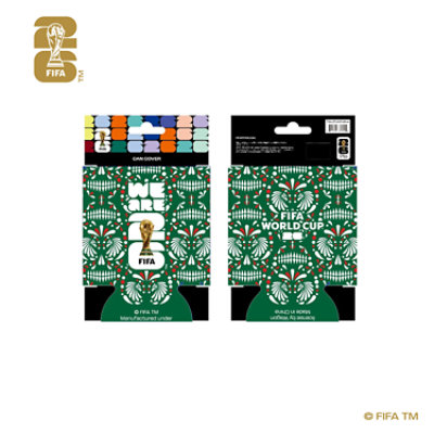 KW Textiles FIFA World Cup Can Cooler Mexico - Each - Image 1
