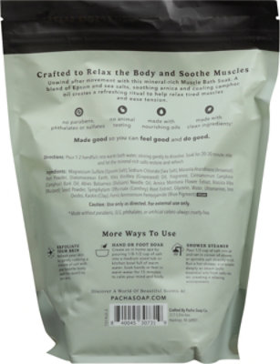 Pacha Soap Co Salt Epsom Soak Muscle - 32 OZ - Image 4