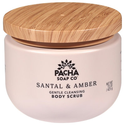 Pacha Soap Co Scrub Body Santal Amber - 15 OZ - Image 2