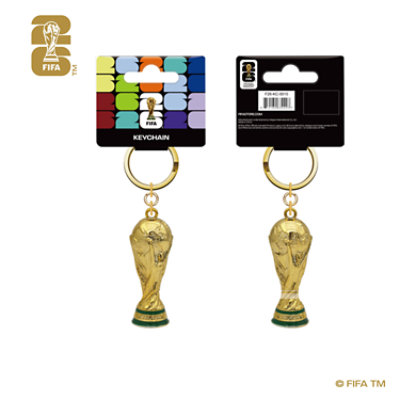 KW Textiles FIFA World Cup 3D Trophy Keychain - Each - Image 1