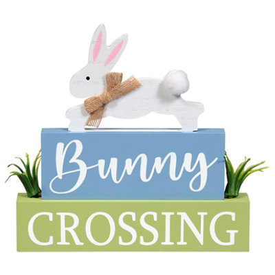 Ssel 8in Wood Table Top Bunny - EA - Image 2