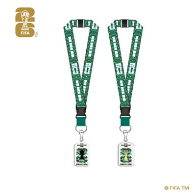 KW Textiles FIFA World Cup Charm Lanyard Mexico - Each - Image 1