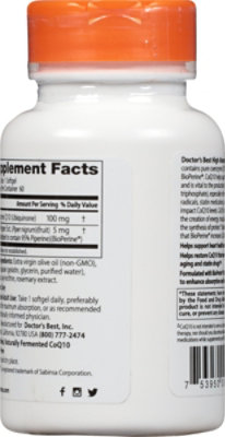 Doctors Best High Absorption Coq10 - 60 EA - Image 5