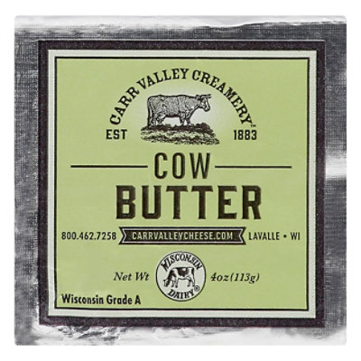 Carr Valley Cow Butter - 4OZ - Image 1