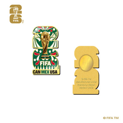 KW Textiles FIFA World Cup Pin B - Each - Image 1